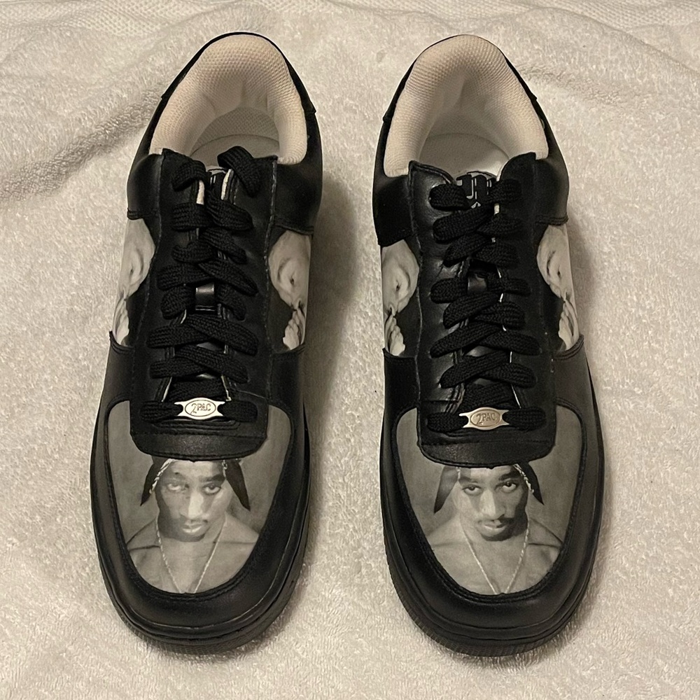 2pac Makeveli Air Force One Shoes AF1 style NWT Vintage Tupac Shakur